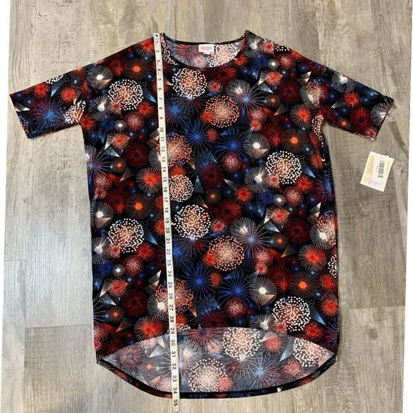 $5 ADD ON ITEM NWT LULAROE Irma Fireworks tee sZ small - Picture 9 of 13